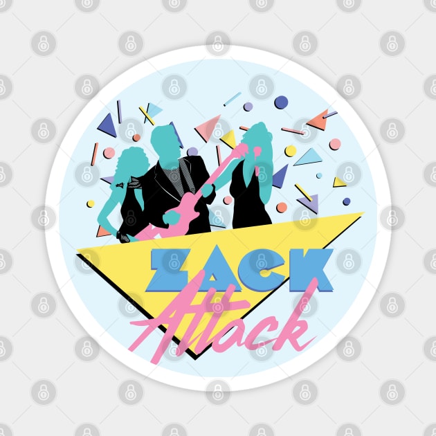 Zack Attack (for light color shirts) Magnet by VinylCountdown